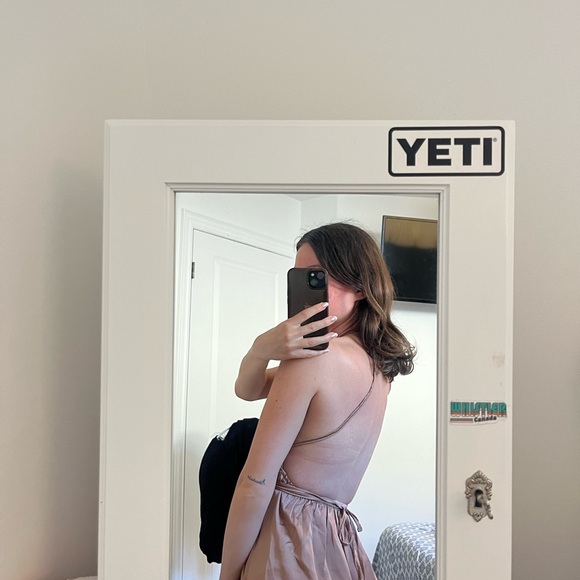 WHITE FOX BOUTIQUE Pink/Copper Akela Maxi Prom/ Wedding Guest Dress - Picture 10 of 10